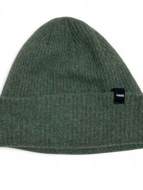 Vuori Forest Green Ribbed Cuffed Beanie